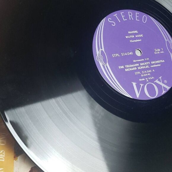 Handel Telemann Society Orchestra Classical Vinyl Record - Picture 12 of 15